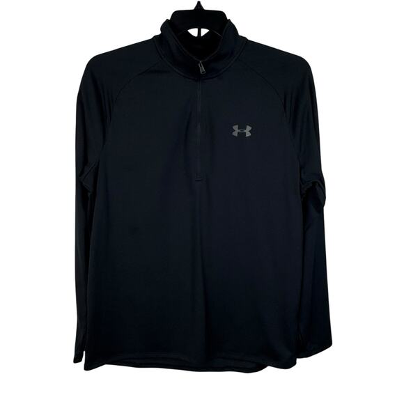 Under Armour Tech Large Mens 1/2 Zip Pullover Shirt HeatGear Wicking Loose Fit - Picture 1 of 7